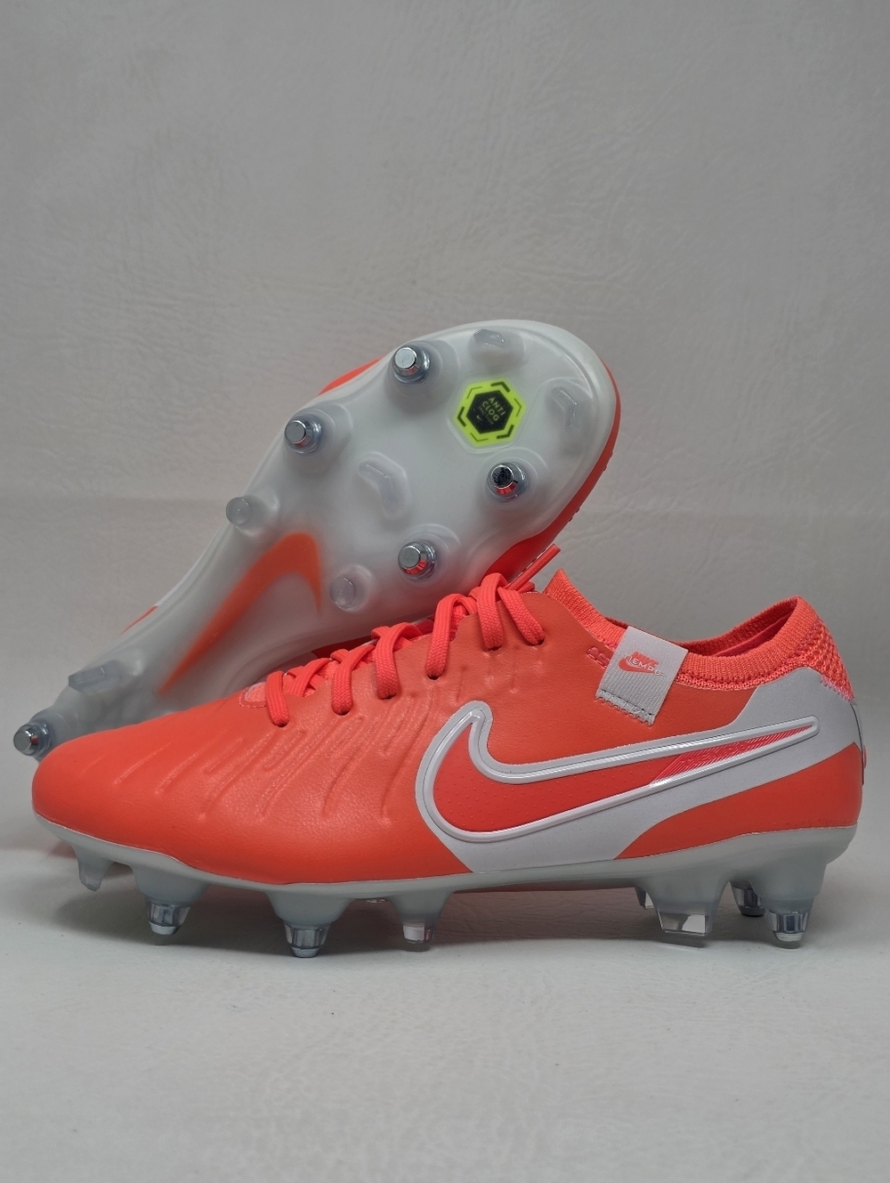 Nike Tiempo Legend 10 Elite Sg Pro Ac P Anti Clog Hot Lava Sz 5 HF4375-800 New